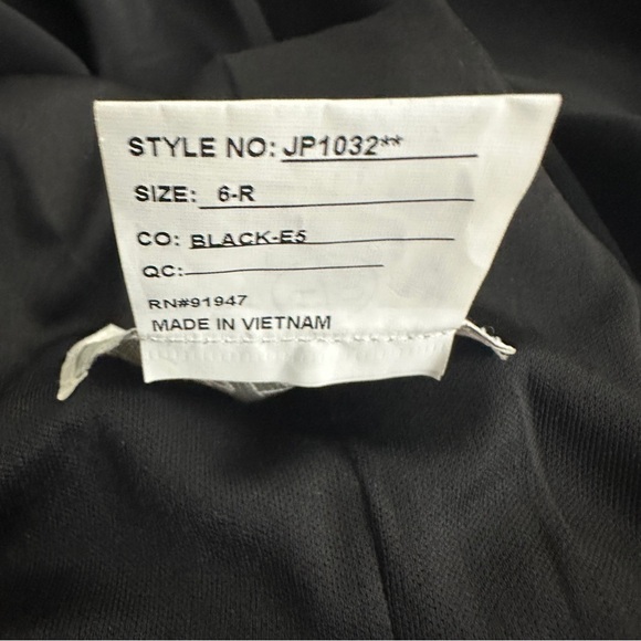 Jenny Packham Sleeveless Cowl-Back Trumpet Gown black NWT 6 - Picture 7 of 8